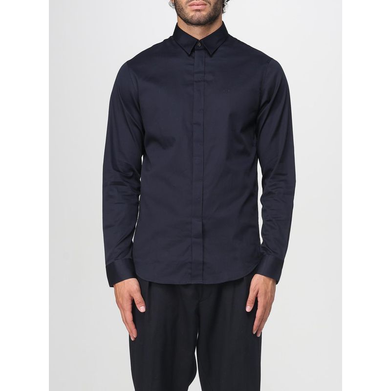 Armani Exchange Shirt Men Navy